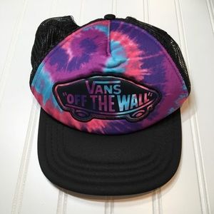 Vans tie-dye trucker hat